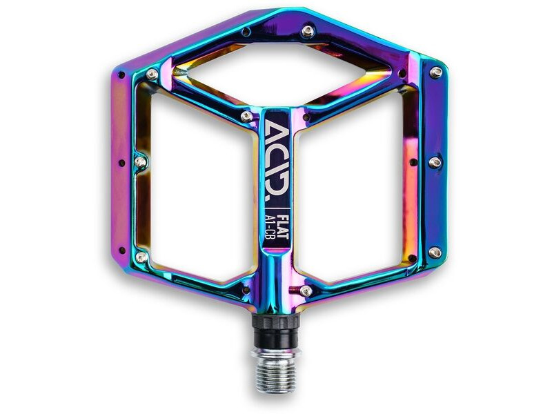 Cube Accessories Pedals Flat A1-cb Oil Slick click to zoom image