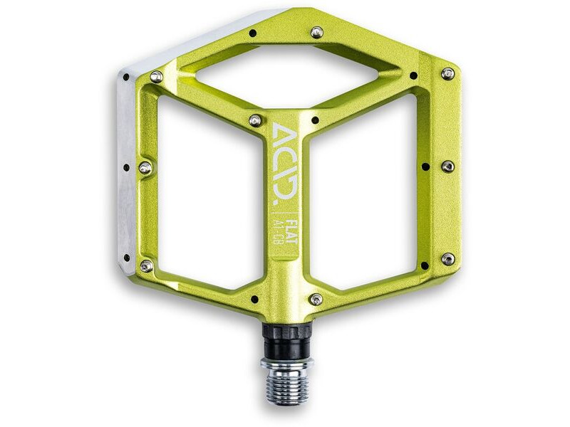 Cube Accessories Pedals Flat A1-cb green click to zoom image