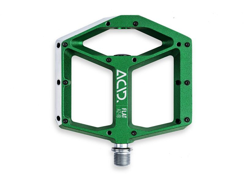 Cube Accessories Pedals Flat A2-ib green click to zoom image