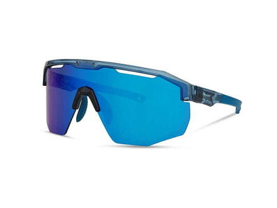 Madison Eyewear Cipher Glasses - 3 pack - crystal gloss blue / blue mirror / amber & clear lens