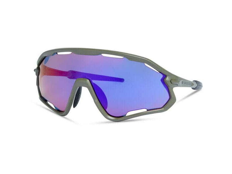 Madison Eyewear Code Breaker II Sunglasses - midnight green / purple mirror click to zoom image