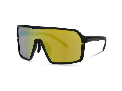 Madison Eyewear Crypto Glasses - 3 pack - gloss black / bronze mirror / amber & clear lens