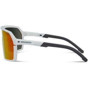 Madison Eyewear Crypto Glasses - 3 pack - gloss white / fire mirror / amber & clear lens click to zoom image