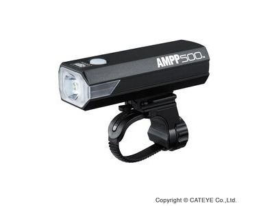 Cateye Ampp 500 Front Light: Black