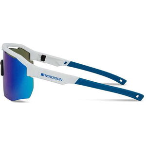 Madison Eyewear Cipher Glasses - matt white / green mirror click to zoom image