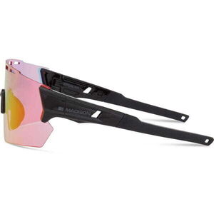 Madison Eyewear Stealth Glasses - 3 pack - gloss black / pink rose mirror / amber & clear lens click to zoom image