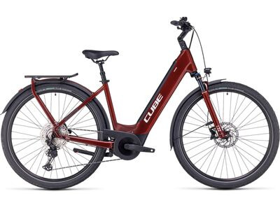 Cube Touring Hybrid Exc 625 Red/white 2024 EE